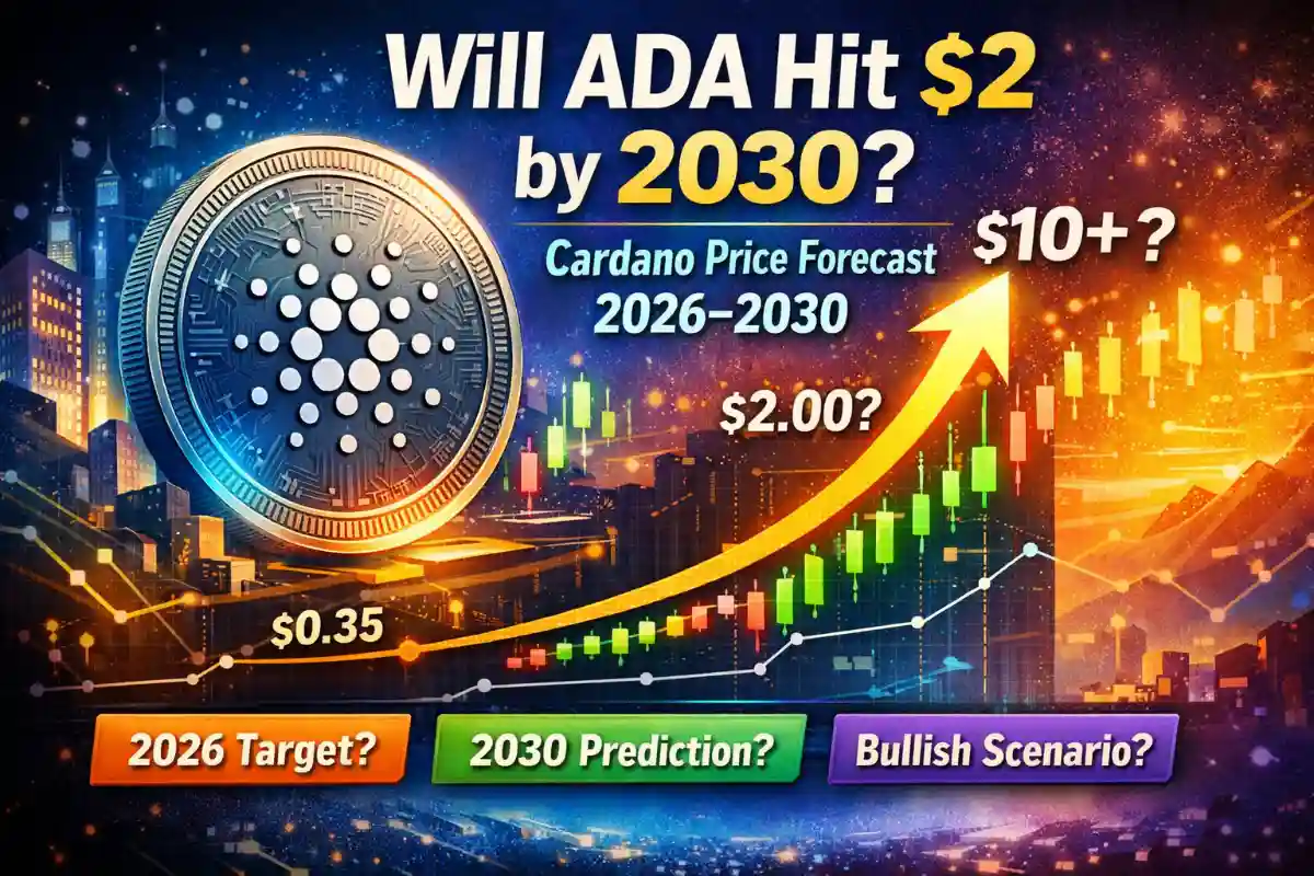 Cardano ADA price prediction 2026 to 2030 chart