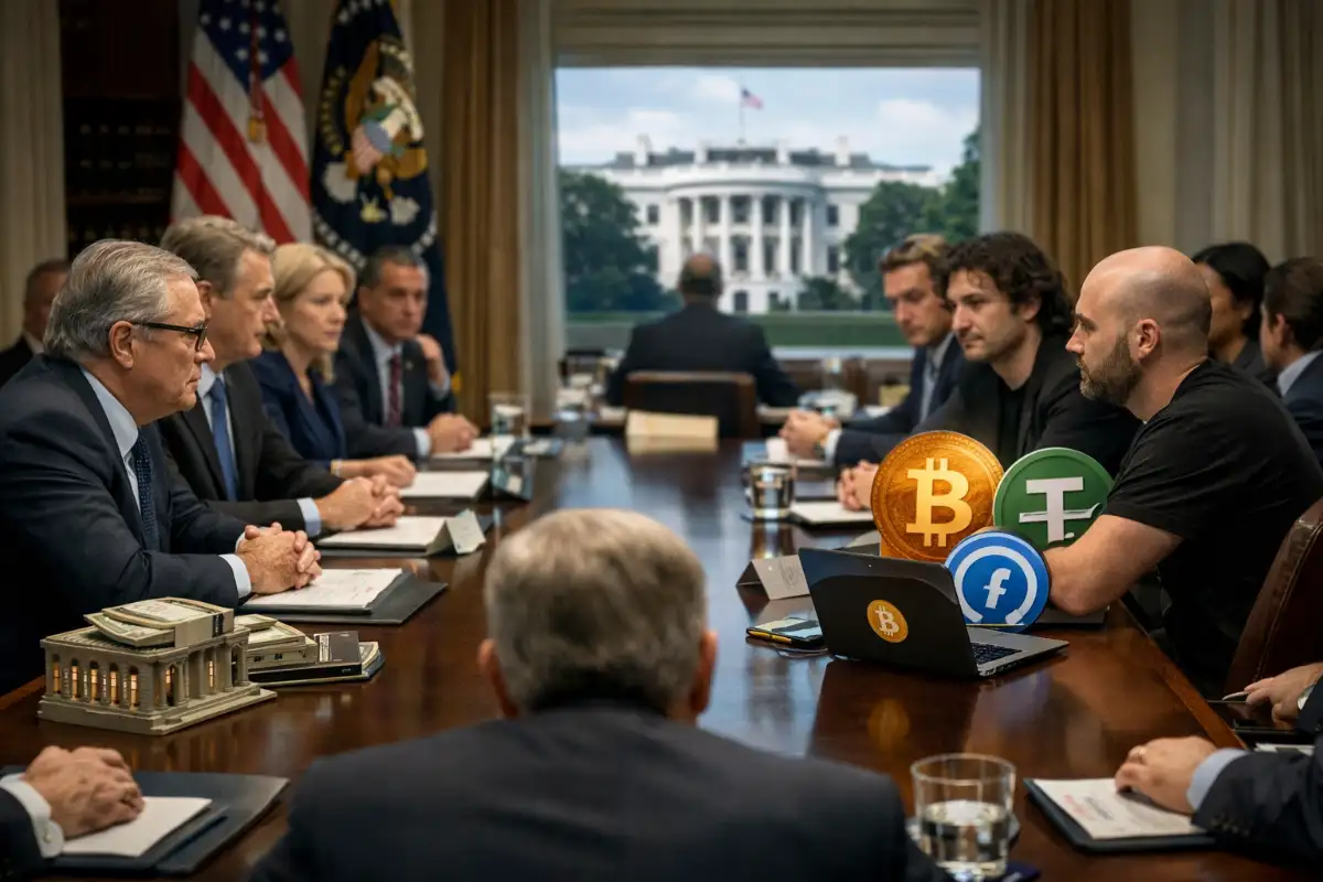 White House resumes stablecoin yield talks between banks and crypto industry