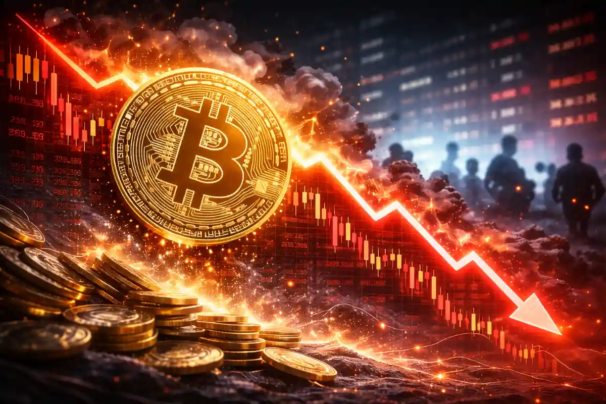 Bitcoin price plunges as crypto market crashes amid global economic uncertainty