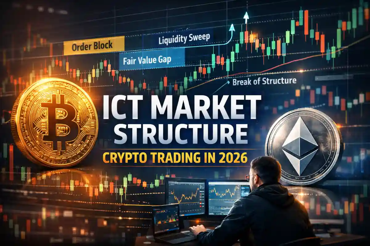 ICT Market Structure strategy for crypto trading in 2026